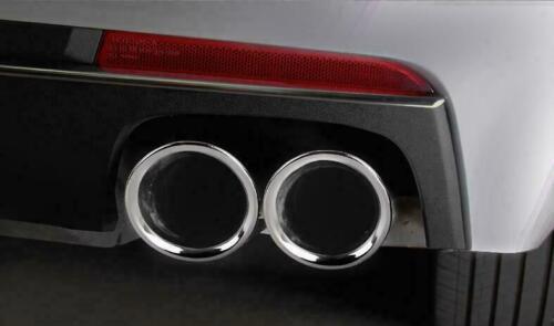 2P for Cadillac CT6 2016-2020 Chrome Exhaust Muffler Tail Pipe Tip Tailpipe Trim