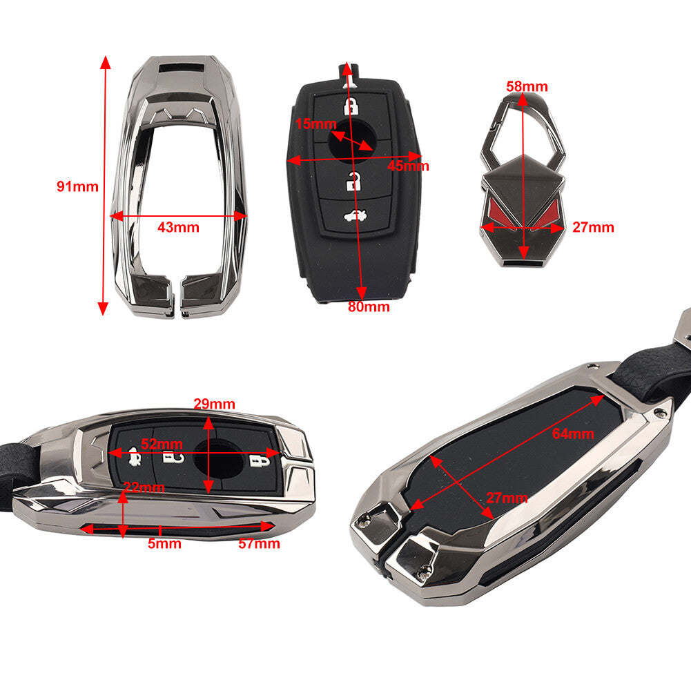 Key Fob Case Cover Shell fit for Benz A B C E S Class CLA CLS GLC GLE GLS