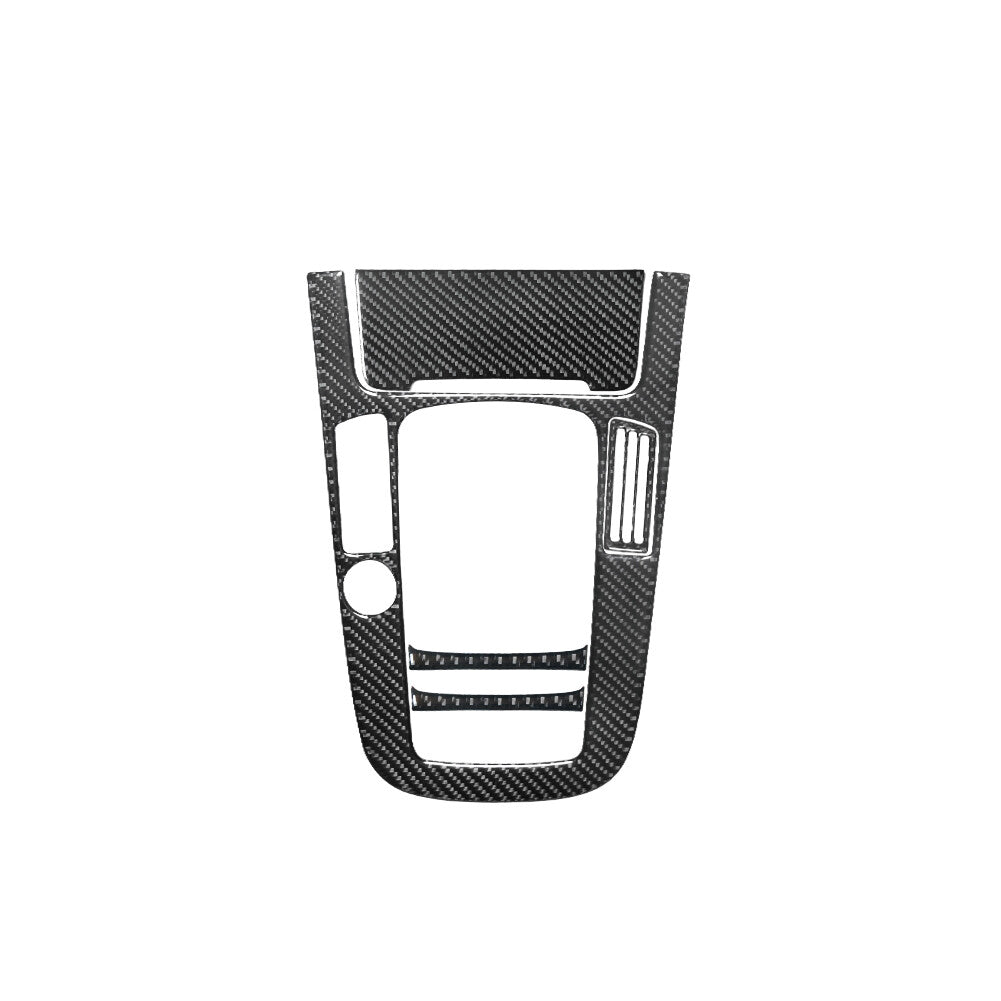 Carbon Fiber Central Console Panel Cover Trim For Lancer 2008-2015 v