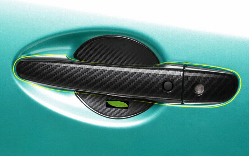 8Pcs for Mazda 6 Atenza 2020-2021 Carbon Fiber Outside W/ for Smart Door Handle Trims