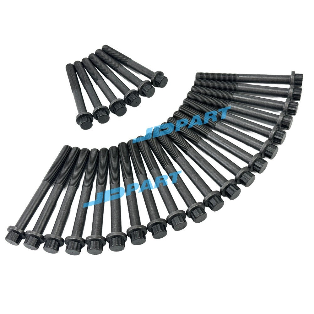 Suitable for Isuzu 26-piece 6BG1 cylinder head bolts for excavator engines -