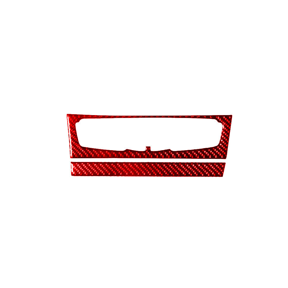 Carbon Fiber Climate Control Panel Cover Trim Strip for Cadillac CTS 2003-2007 v