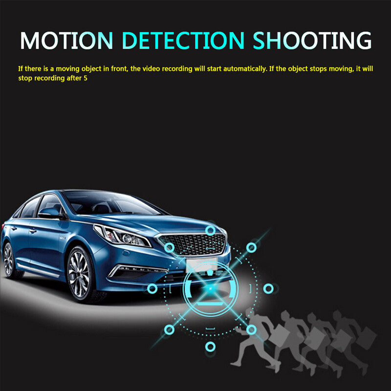 1080P HD Dash Cam Car DVR Front Rear Dual Lens Camera Video Recorder v