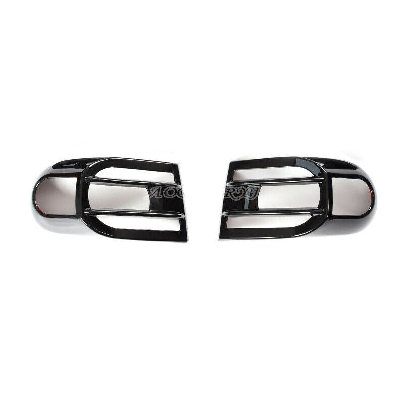 for Toyota FJ Cruiser 2007-2021 Glossy Black Exterior Tail Light Lamp Frame Trim