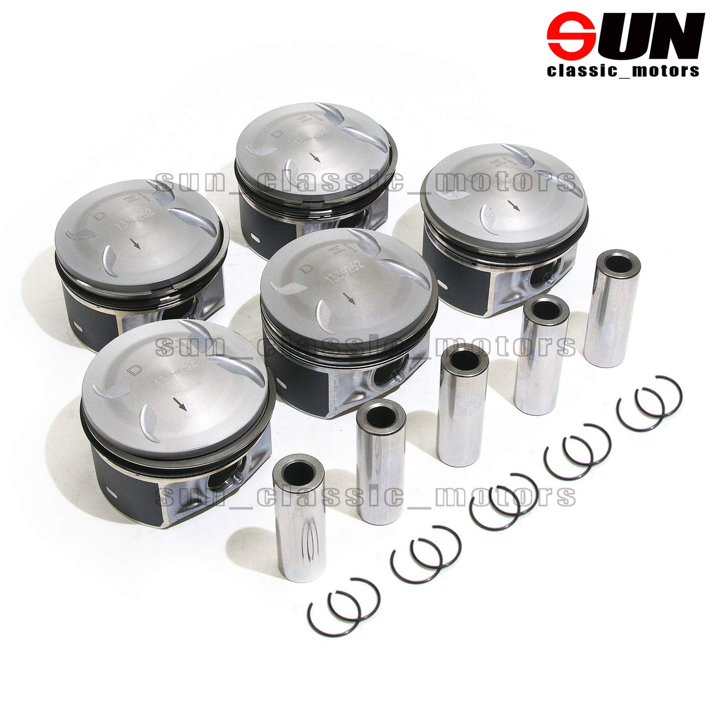 Piston and ring set STD for Volvo V40, V60, XC60, S60, S80, B5204T8, B5204T9 2.0 L5-
