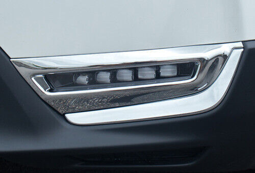 Chrome Front Fog Light Lamp Cover Trim ABS Fit for Honda CRV CR-V 2017 2018-2021