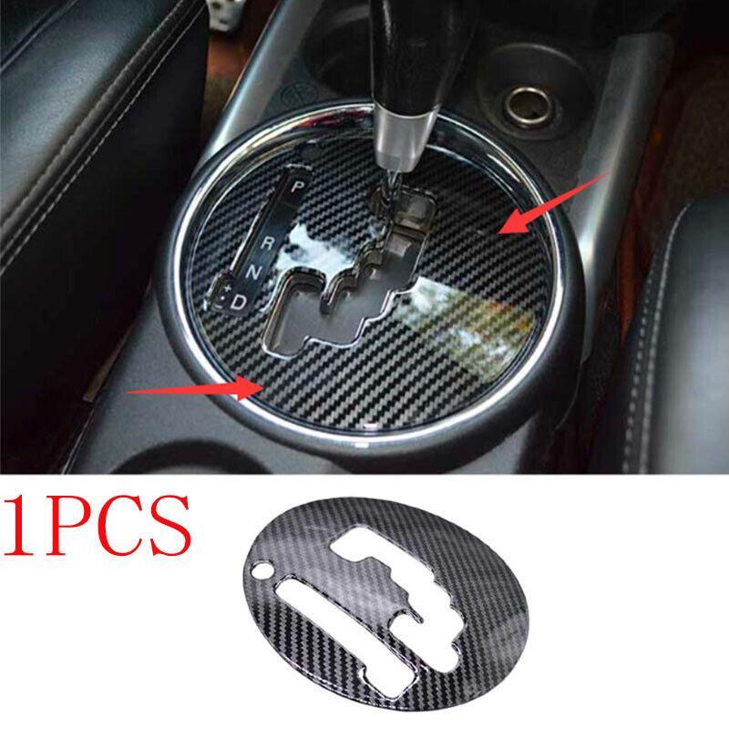 Fit For Outlander Sport 11-17 Carbon Fiber Middle Console Gear Shift Panel Trim