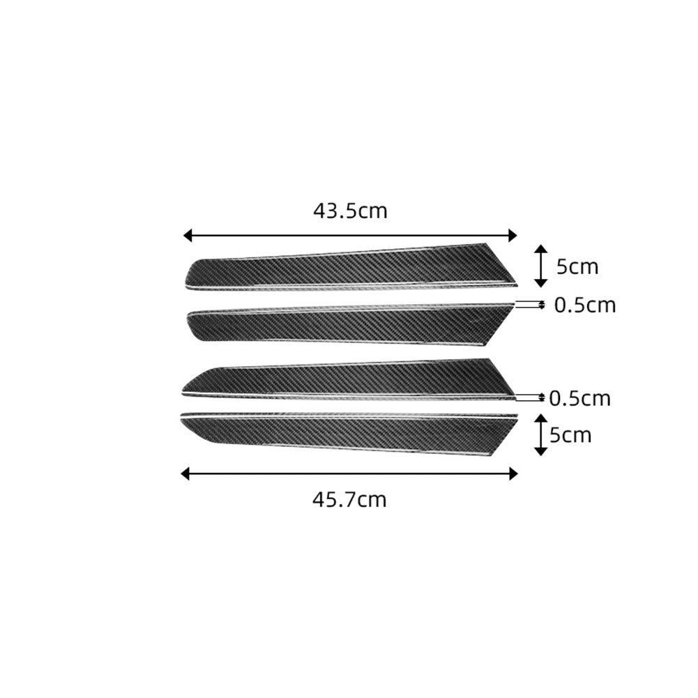 Carbon Fiber Instrument Panel Border Cover Trim for Honda CRV CR-V 2012-2016 v