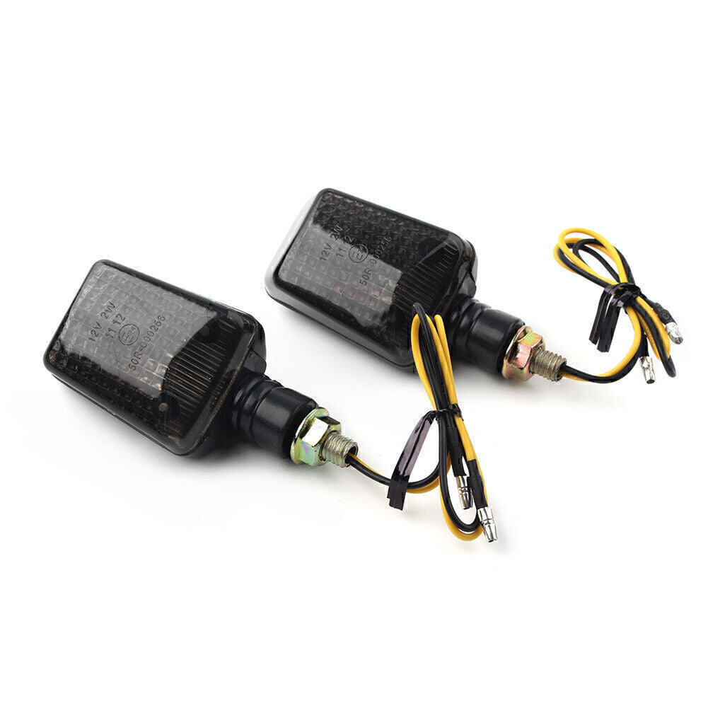 2¡Á Motorcycle 8mm 12V LED Turn Signal Indicator Amber Bulb Lights Universal Q
