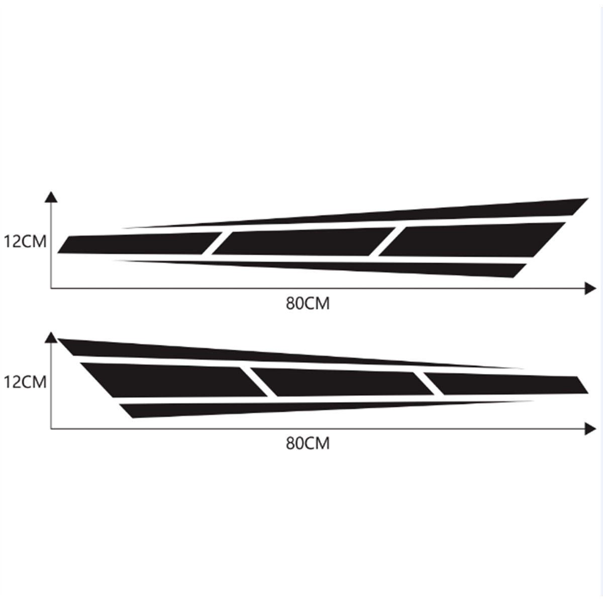 Car hood striped graphic vinyl sticker decals accessories for car SUVs