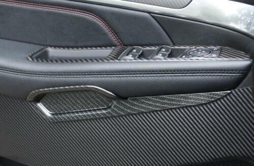 ABS Interior Door Armrest for Ford Explorer 16-2019 Carbon Fiber Cover Trim 4X