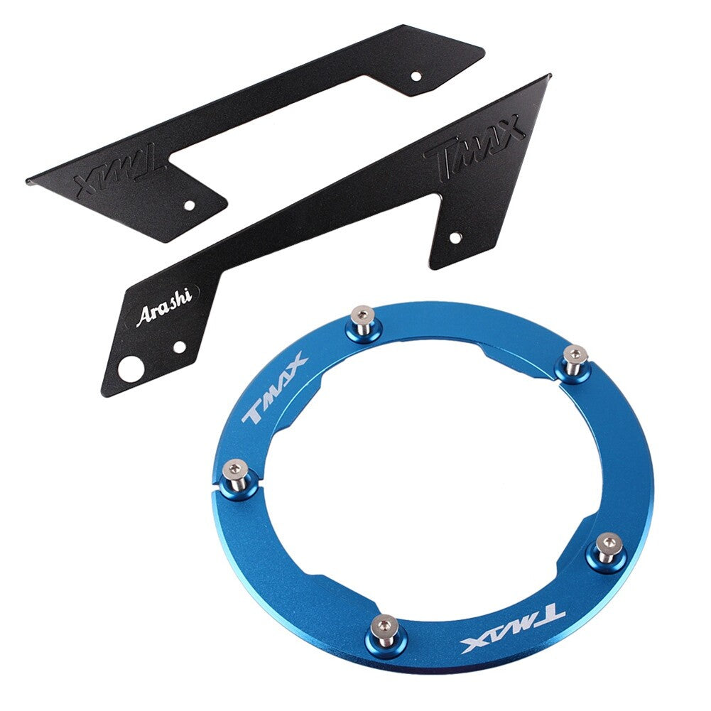 Chain Protector Guard Cover Motor Fit for Yamaha T-max TMAX 530 2013-2015 BlackBlue