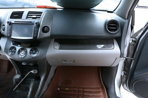 For Highlander 08-13 Black Wood Grain Console Gear Shift Knob Cover Trim v
