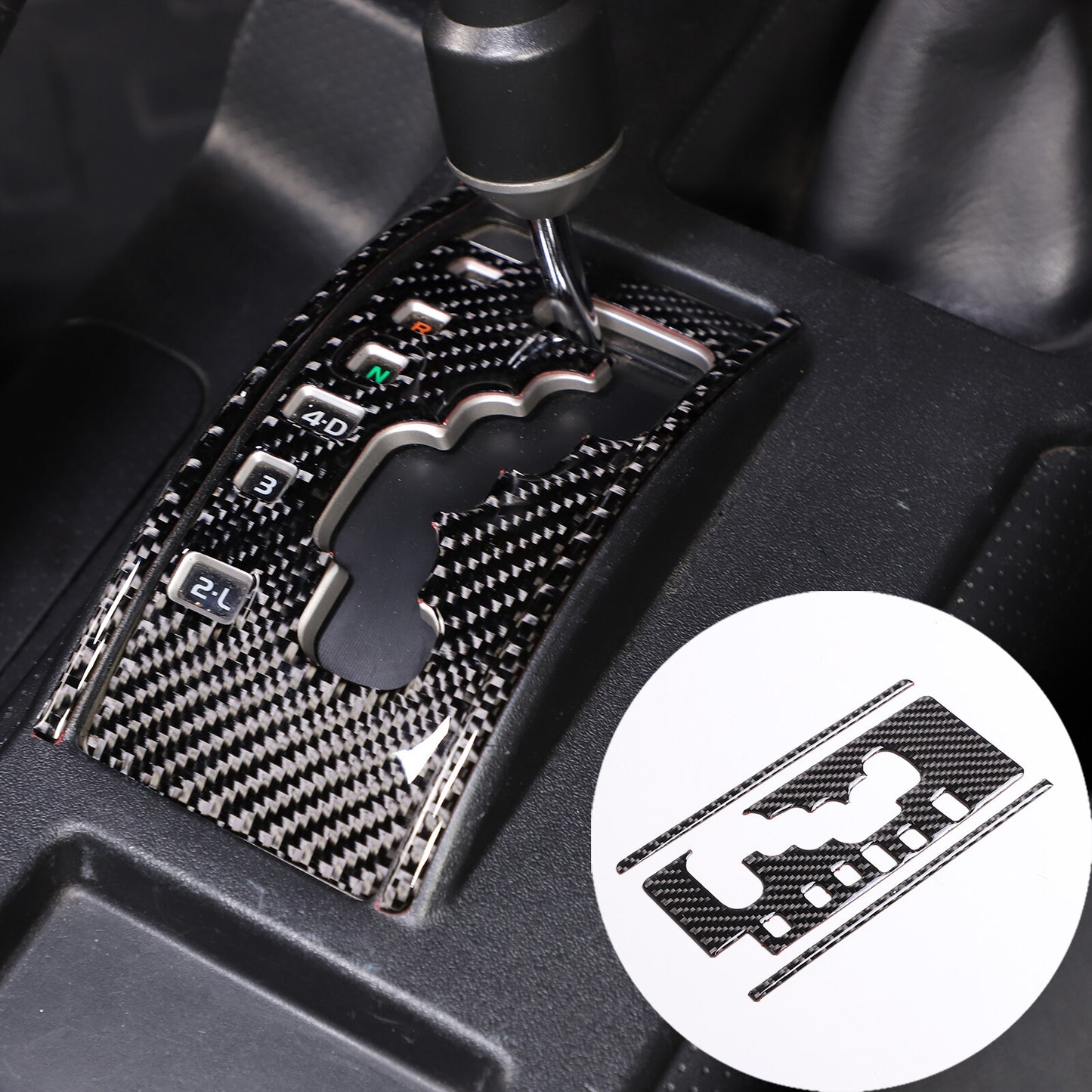 Carbon fiber steering wheel left slot decorative frame suitable for Corvette C8 20-23- v