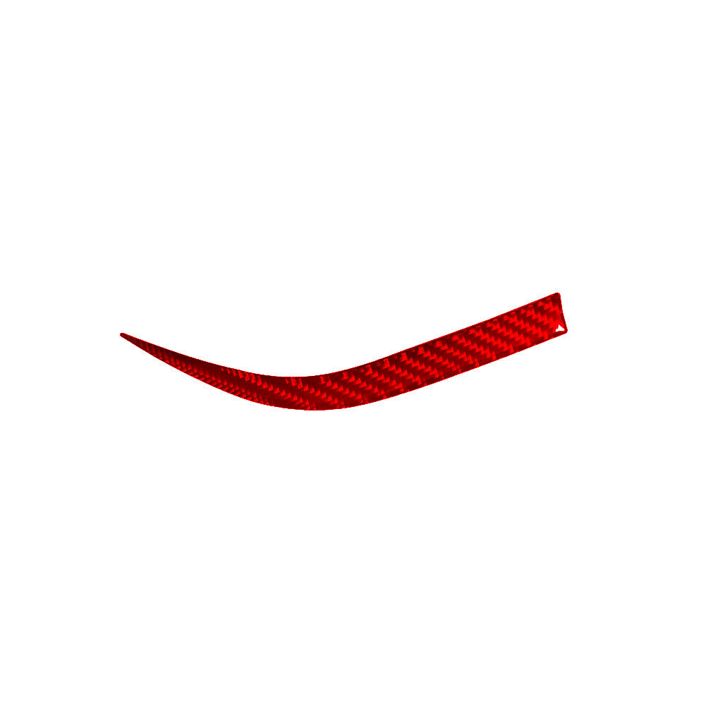 Red Steering Wheel left Panel Trim Carbon Fiber for Chevrolet Camaro 2016-2018