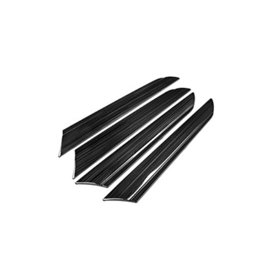 for Mazda CX-5 CX5 2017-24 Black Steel Inner Door Armrest Decor Strip Cover Trim