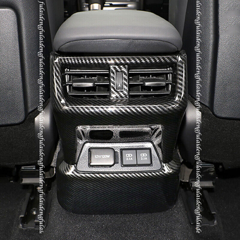 for Lexus ES350/300h/250 2019-2023 Carbon Fiber Rear Air Outlet Vent Panel Cover
