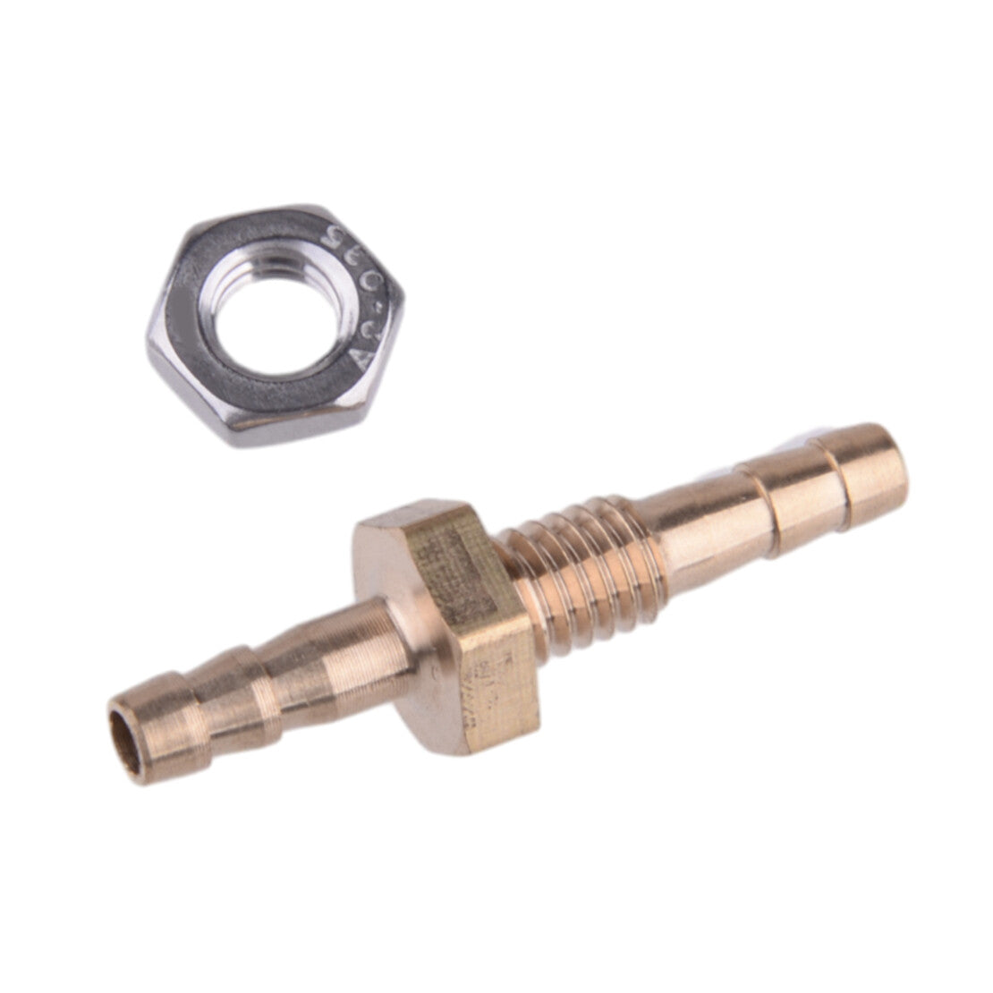10x Brass 4mm Bulkhead Fitting Hose Barb Tube Connector Adapter Q