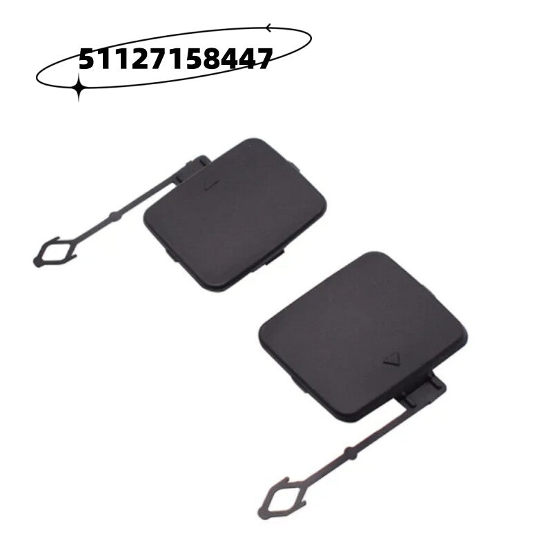 A pair of rear left bumper tow hook eye covers for X5 E70 2006 - 2011 - n