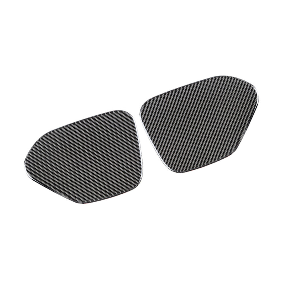 Red 4Pcs for Seat Heating Button Trim Cover Carbon Fiber For Quest 2004-2006 v