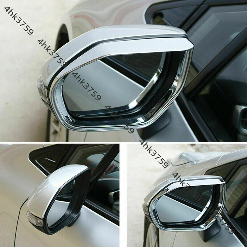 for Toyota for Corolla Hatchback 2019-2023 Chrome Rearview Mirror Rain Eyebrow Frame
