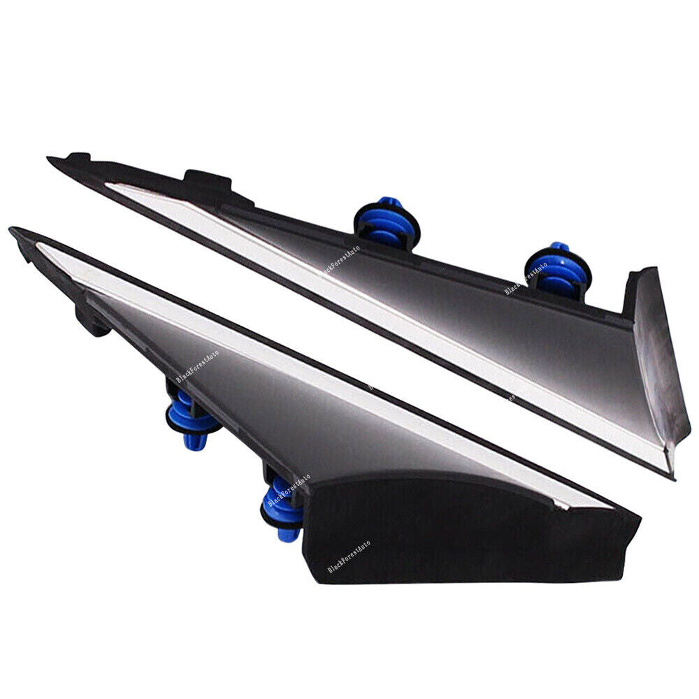 2X RHLH Triangle Fender Corner Garnish Pillar Molding For 15-18 for Hyundai Sonata