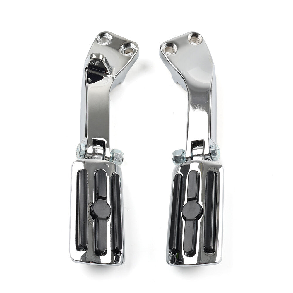 Rear Passenger Foot Peg Pedal Mount Bracket FIT for Harley Dyna Super Glide Fat