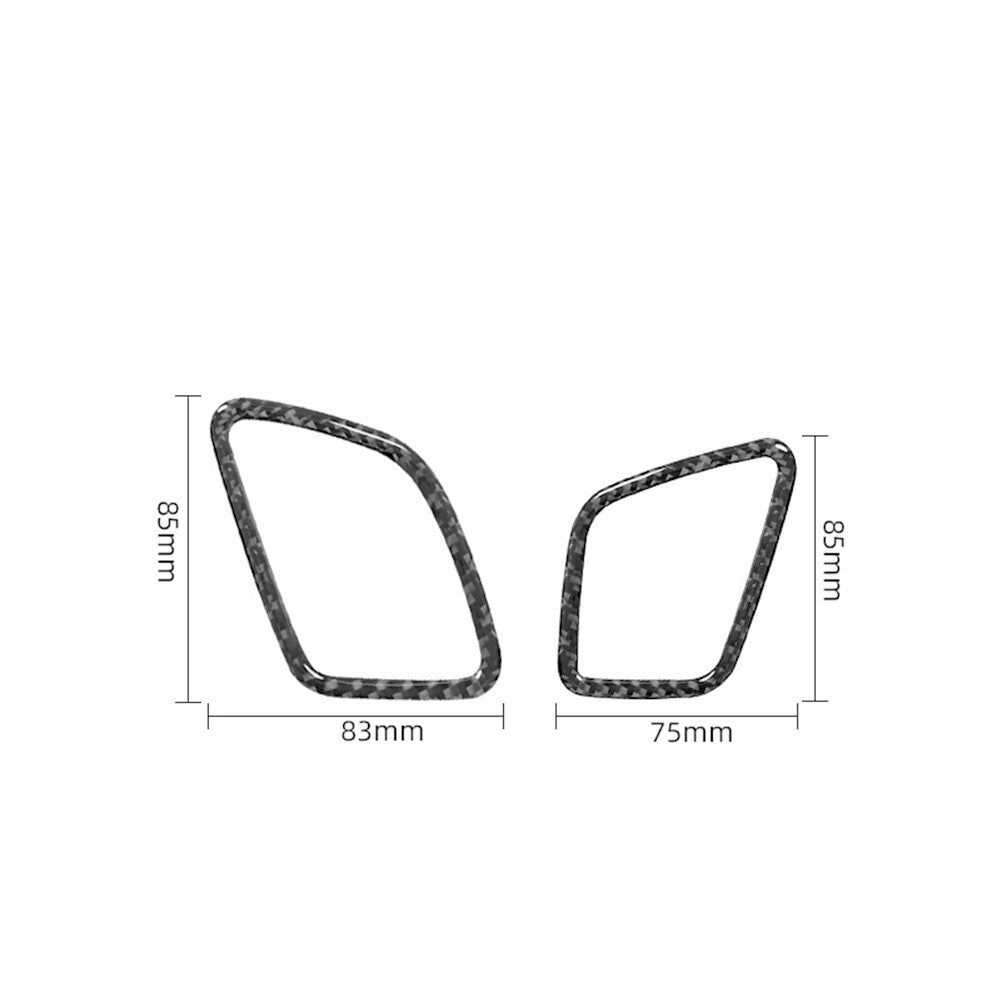 for Mazda RX-8 2004-2008 Carbon Fiber Storage Box Panel Cover Trim Decoration v