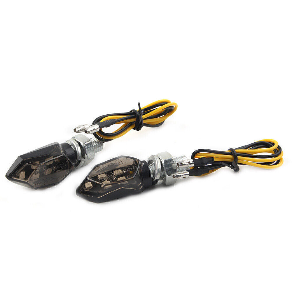 Smoke for Mini 12V LED Turn Signals Blinker Light Indicator Amber Lamp Q
