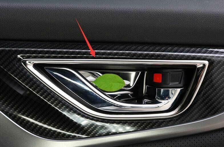 for Subaru Outback 2021-2022 Chrome Steel Interior Door Handle Cover Trim 4PCS