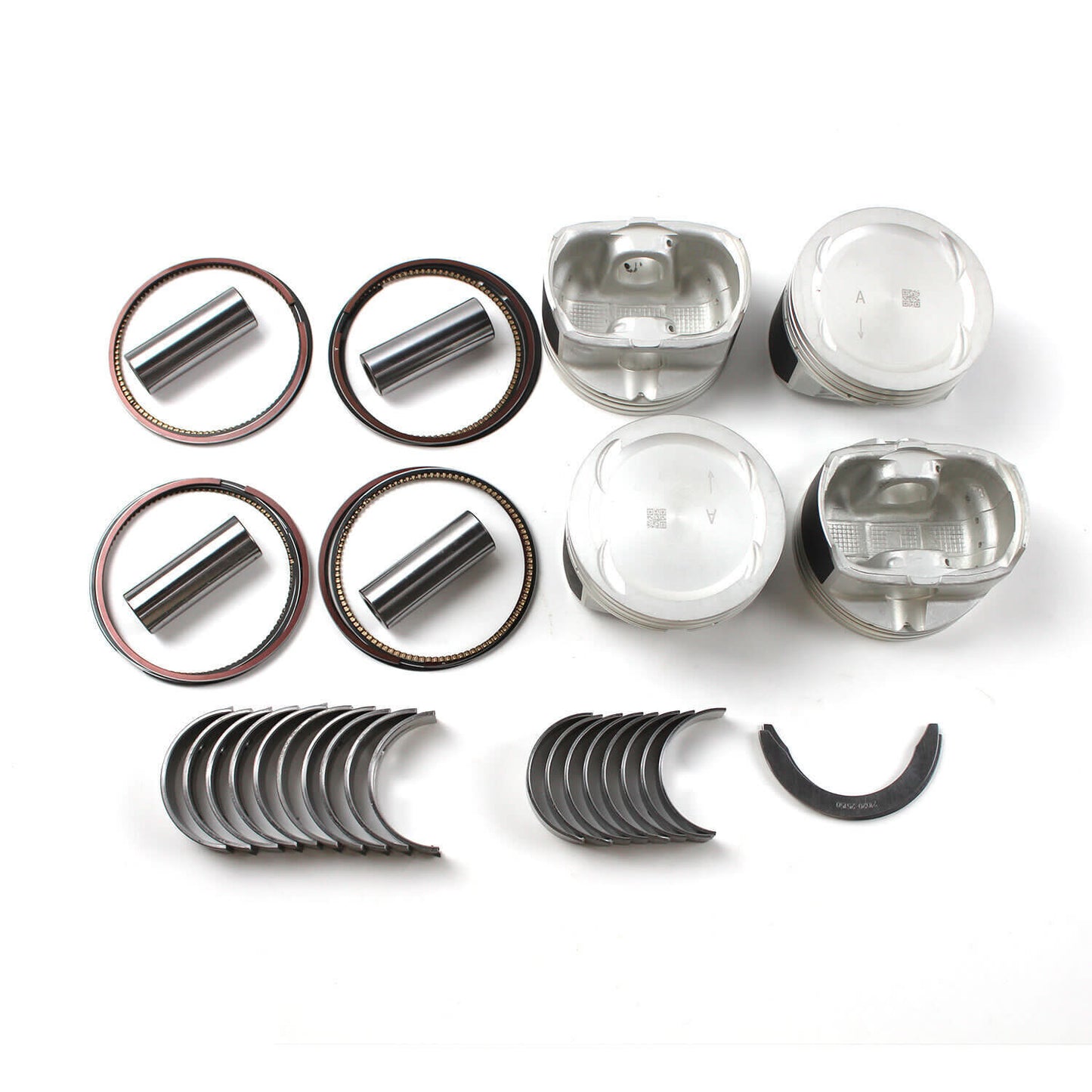 for Hyundai for KIA 2.4L G4KE Engine Overhaul Rebuild Kit+Crankshaft 4X Con Rods Kit