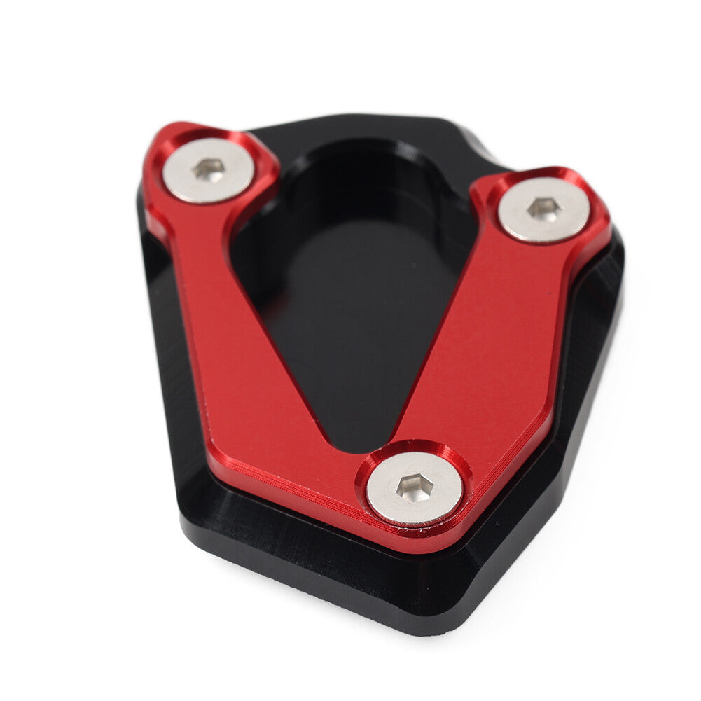 Kickstand Side Stand Extension Foot Plate Pad for BMW S1000R S1000RR 2019-23 red