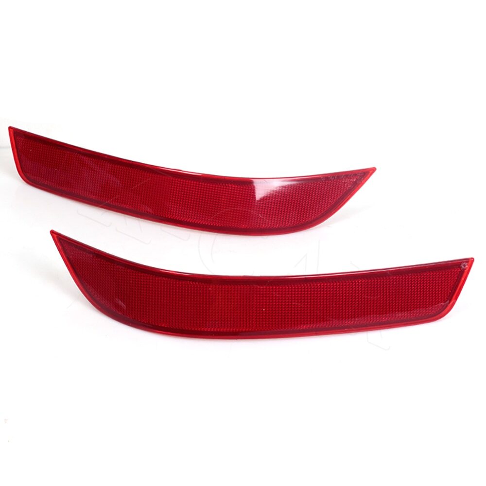 1Pair X-CAR Rear Taillight Bumper Cover Warning Light Red for Mercedes-Benz W164