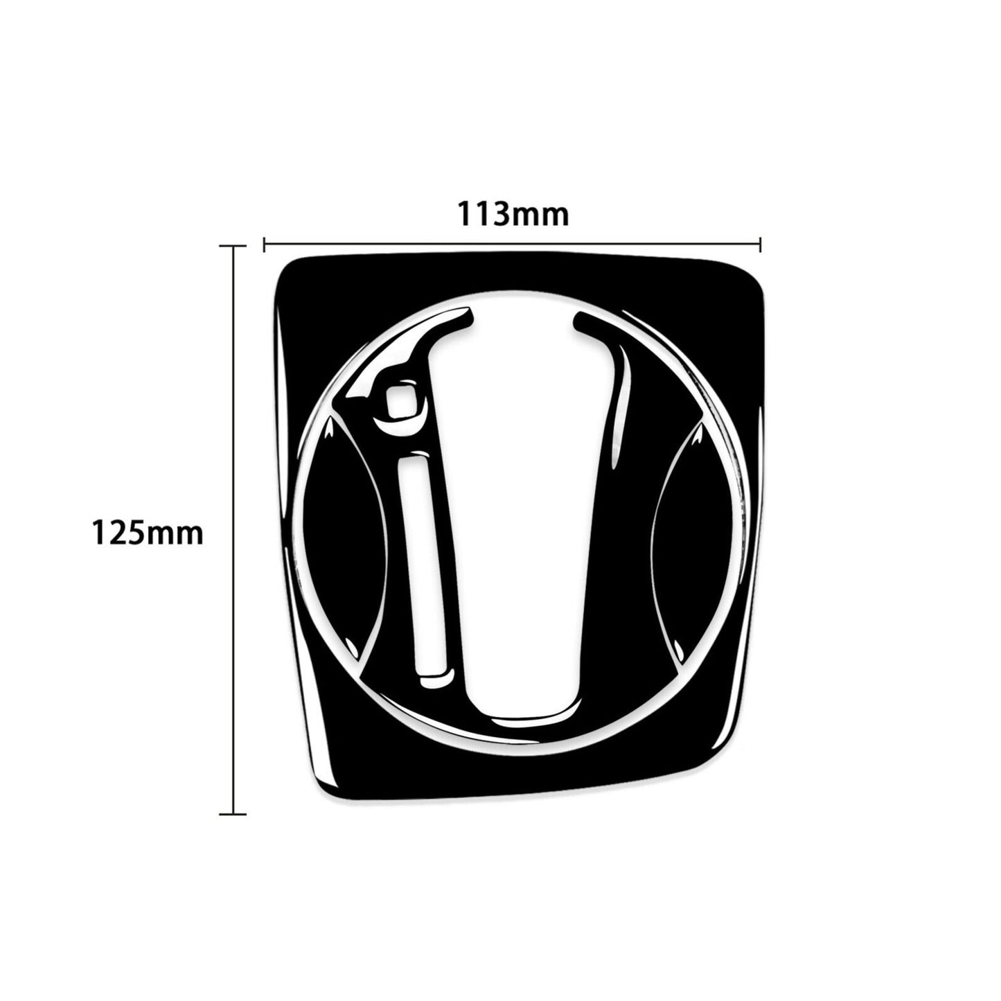Red arbon Fiber AWD Button Switch Storage Frame Trim for Dodge Durango 2014-20 v