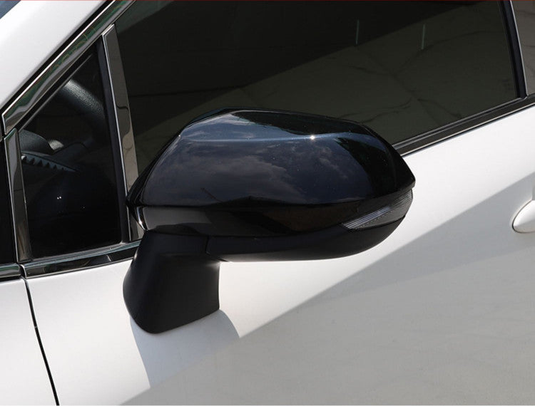 for Toyota for Corolla 19-2024 Bright Black Side Door Mirrors Rearview Cover Trim 2X