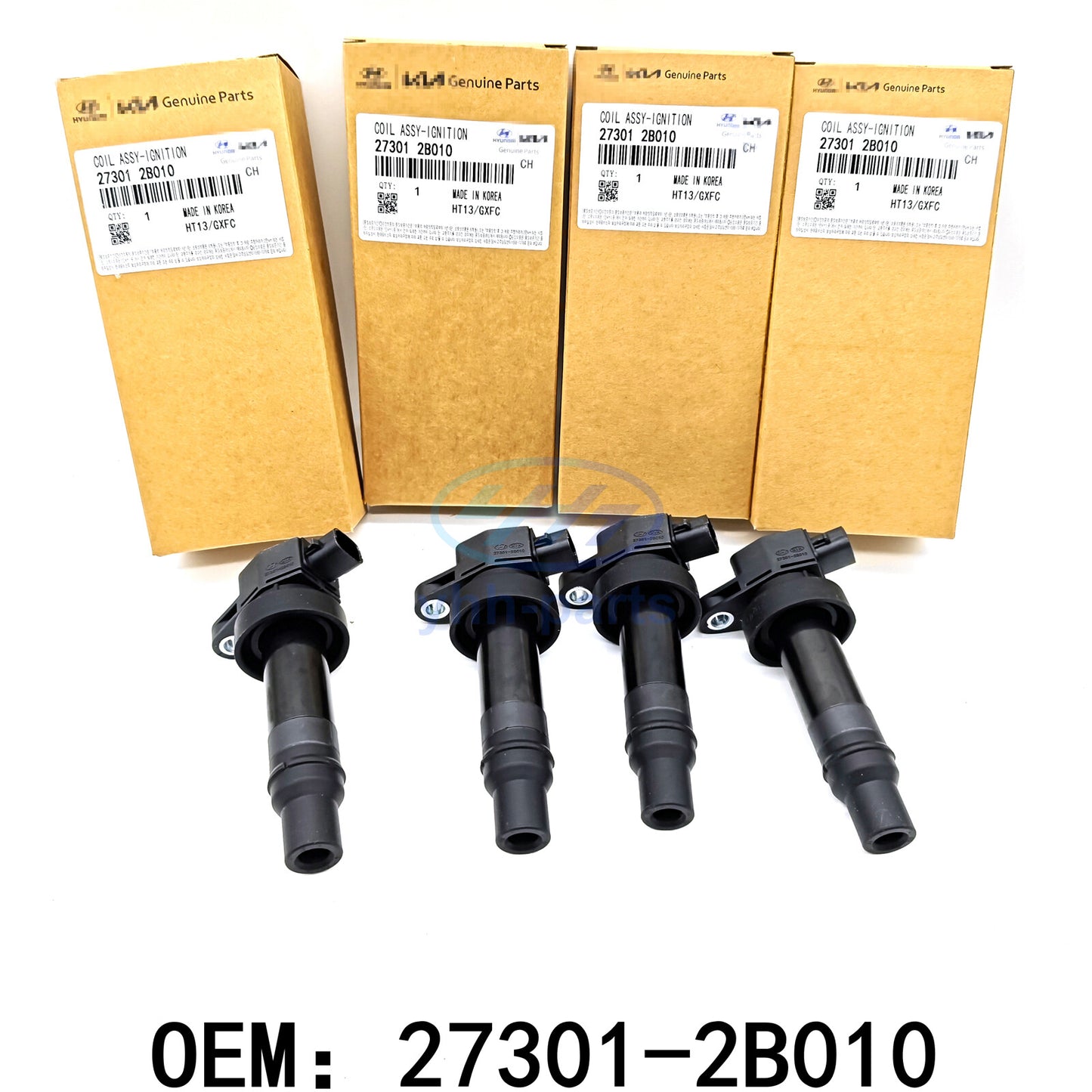4Pcs 27301-2B010 High Performance Ignition Coils for KIA for Hyundai Soul for Elantra
