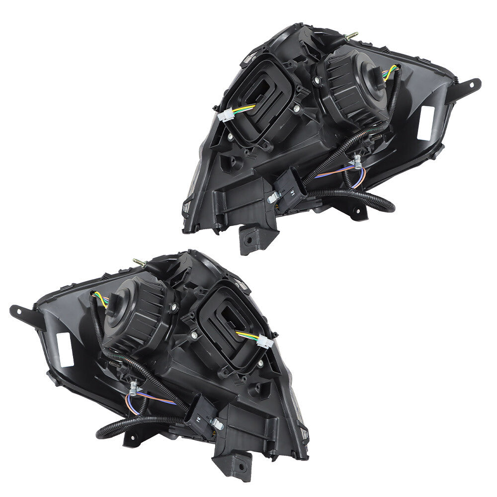 High-intensity discharge/xenon headlights for driver and passenger sides, suitable for 2008-2011 for Cadillac DTS headlights. n