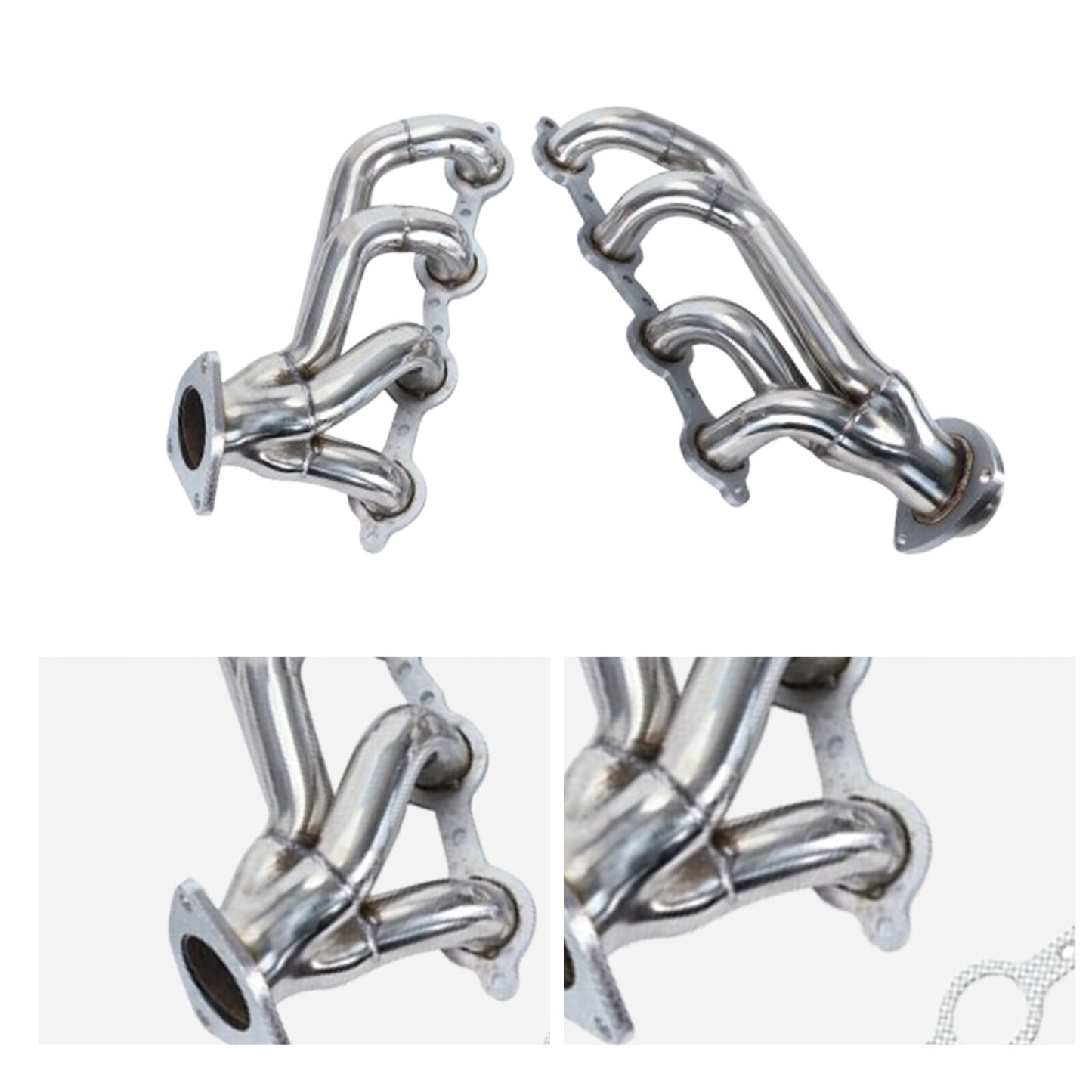 Shorty Exhaust Headers for 02-16 for Chevy Silverado 1500 2500HD/3500HD 4.8 5.3 6.Wb