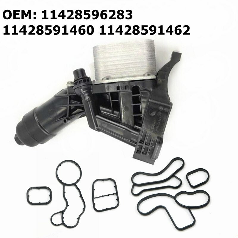 Engine oil cooler filter housing with gasket suitable for 17-21 for BMW 320 330 530 740 X3 X4