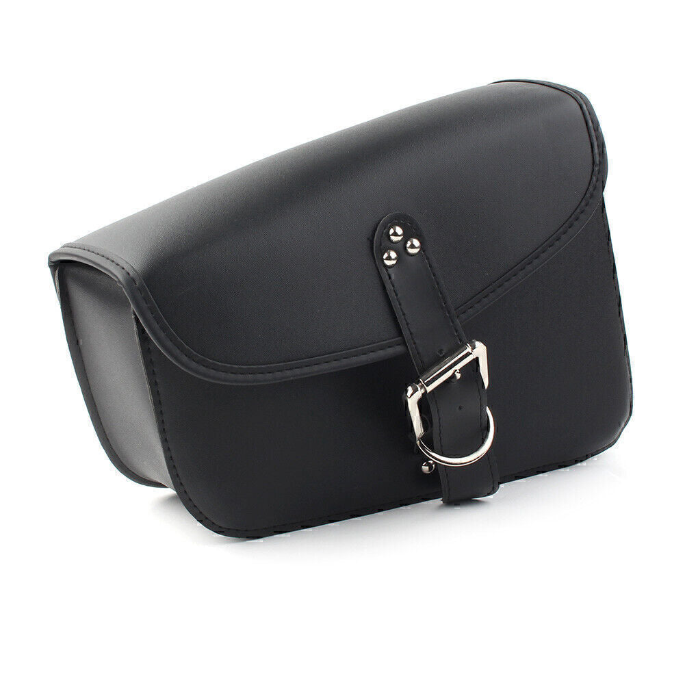 PU Leather Saddlebag Saddle Bag for Harley Sportster Iron 72 883 1200 Left Side Q