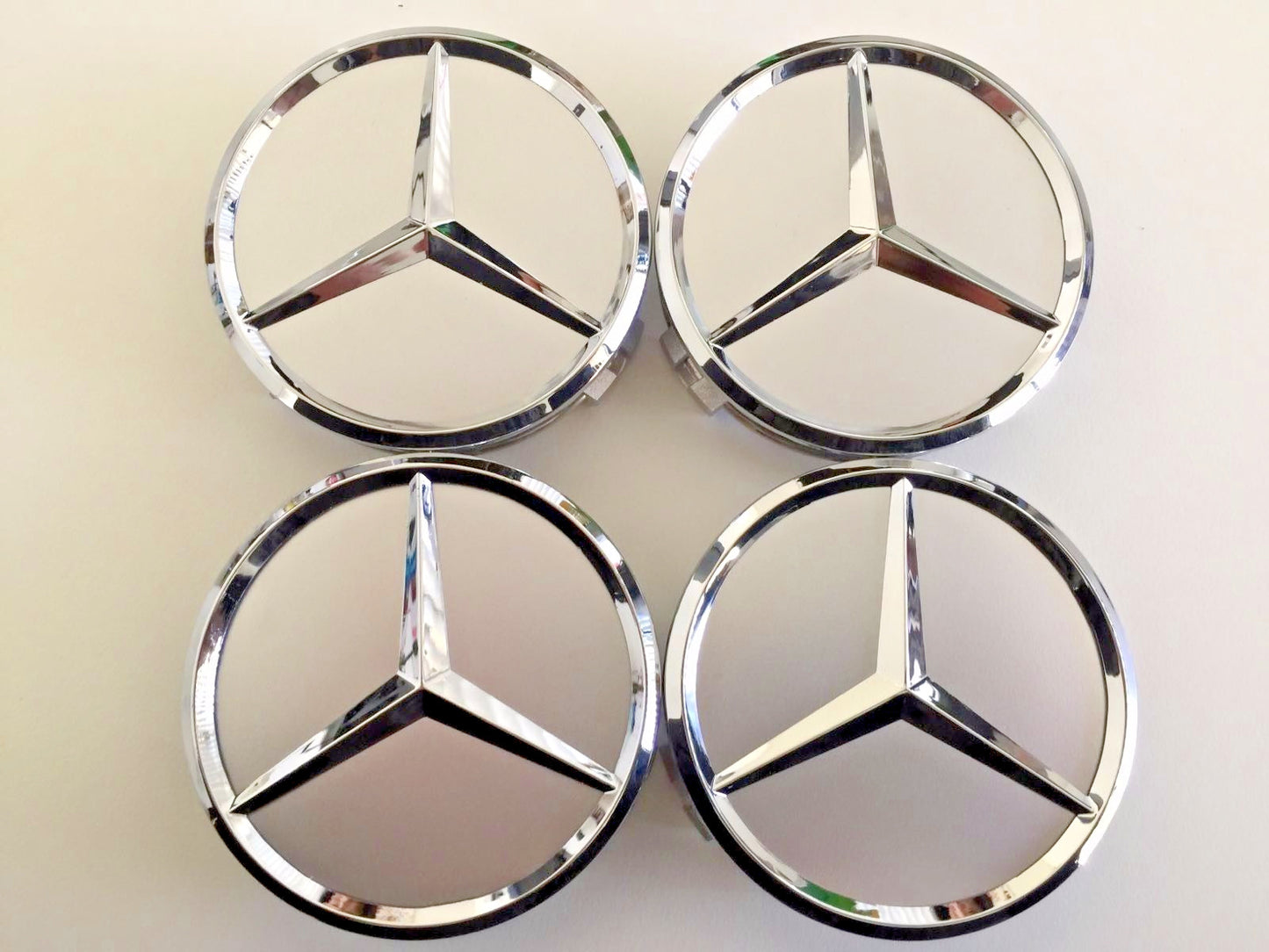 for Mercedes silver chrome alloy wheel center hubcap AMG ABCESM-Class ML CLA GLA