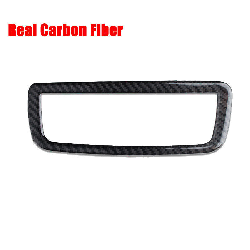 Carbon fiber car rear reading light frame cover decorative sticker for C W204 07-14- n