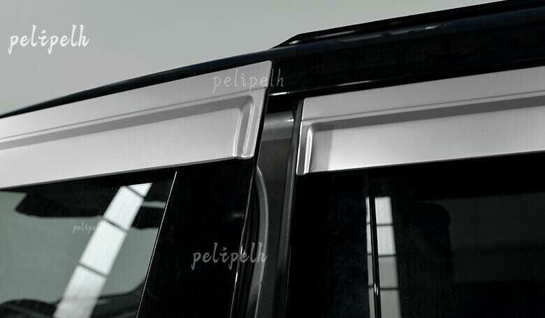 for Defender 110 2020-2024 Aluminum Window Wind Visors Rain Guard Vent Deflector