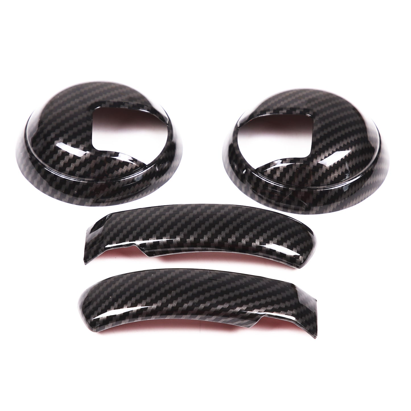 2PCS for Camry 2007-11 Carbon Fiber Interior Door Handle Cover Trim- v