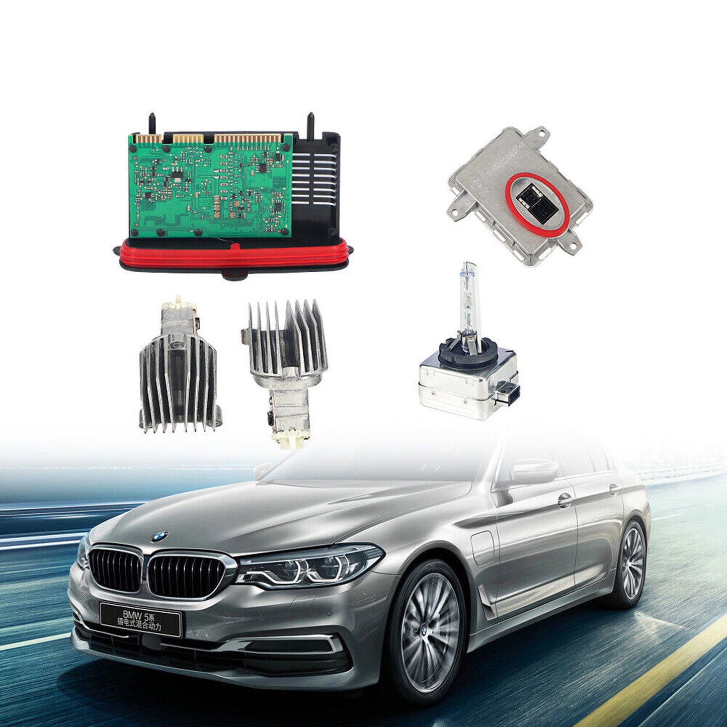 Xenon Ballast Bulb Lamp Adaptive Module for BMW M5 528i 535i 550i xDrive 14~16