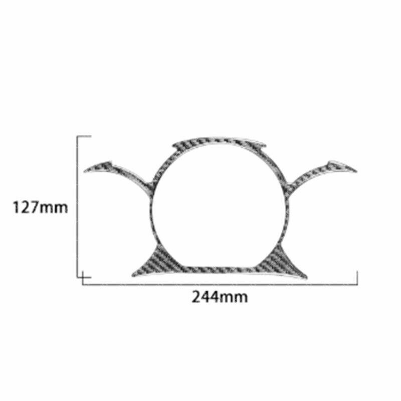For 06-11 for Lexus GS Series Carbon Fiber Speedmeter Decorative Sticker Trim Cover