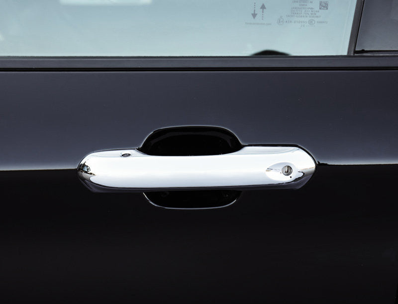 Chrome Exterior Door Handle Cover Molding Trim Decor for Ford Explorer 2020-2024
