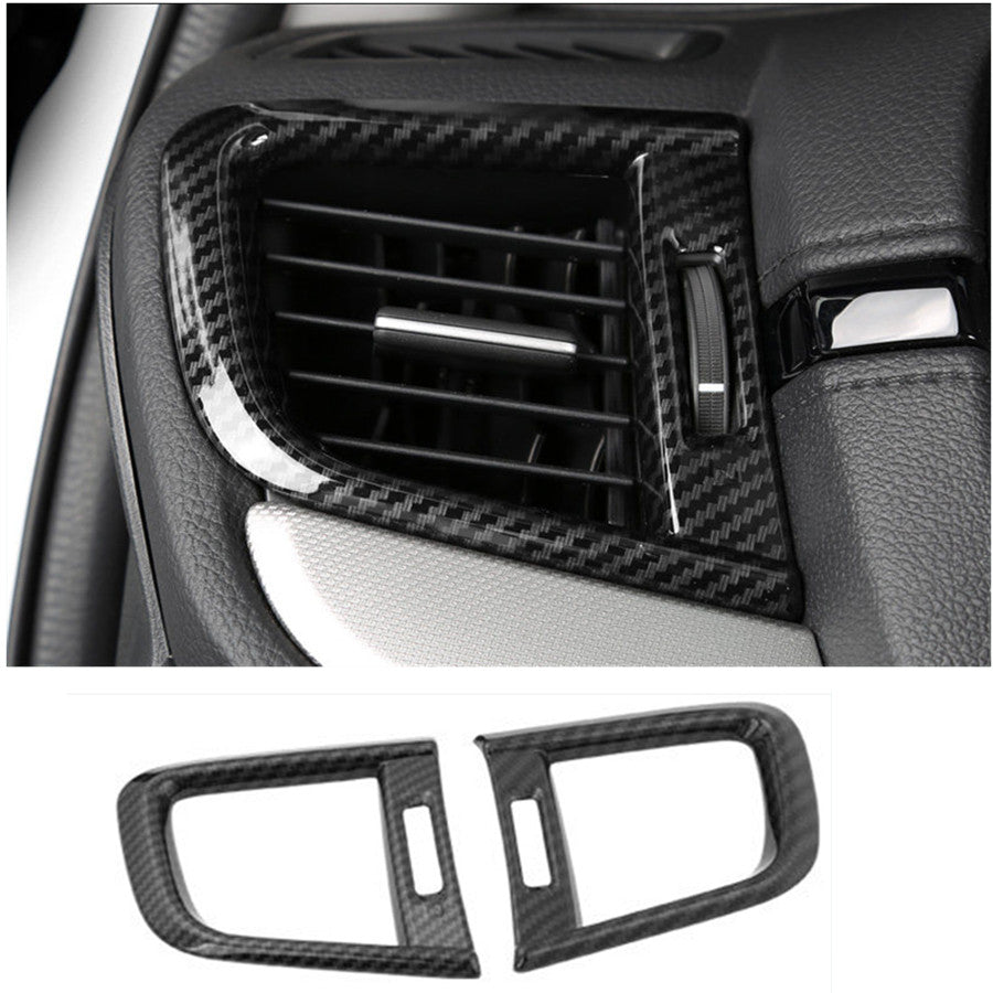 For Highlander 2008-2013 Carbon Window Lock Lift Switch Button Panel Trim v