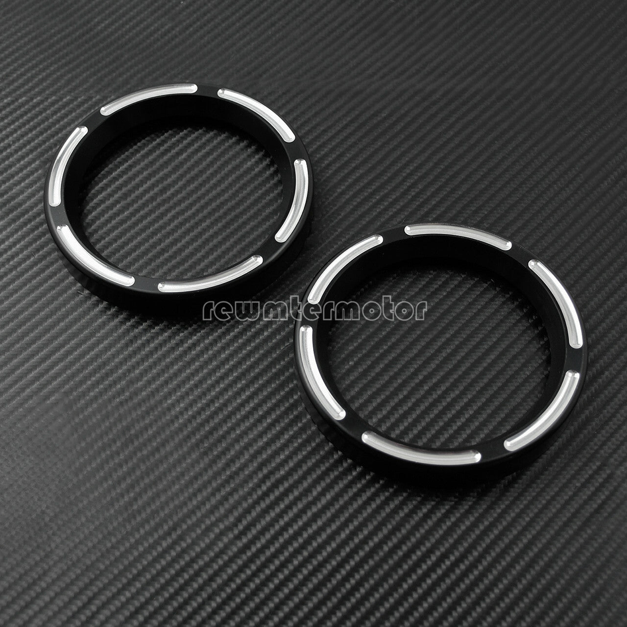6pcs Speedometer Gauge Burst Bezel Fit for Harley Electra Street Glide 1996-2013