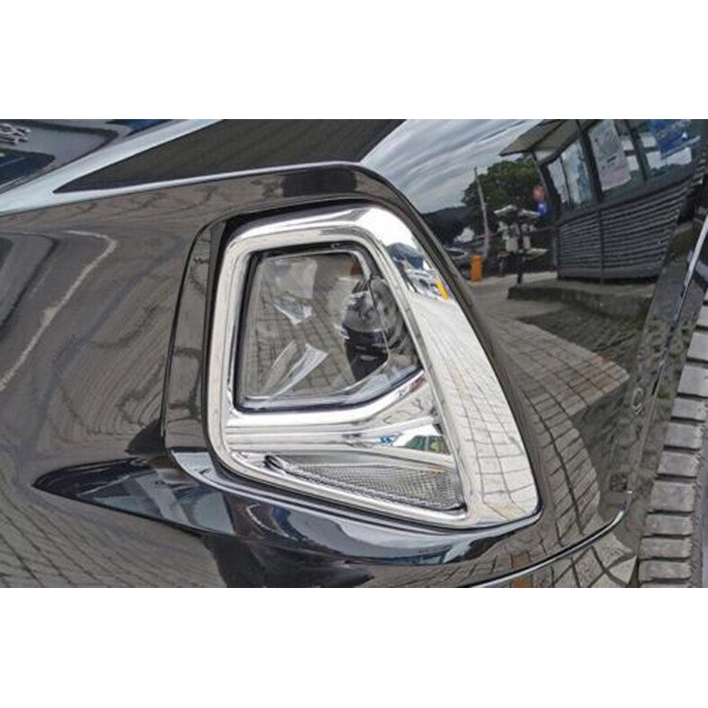 for Chevy Blazer 2019-2022 Chrome Front bumper Fog Light Lamp Frame Cover Trim